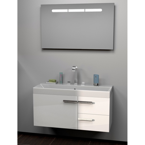 ЕВРОПА 100 Зеркало с подстветкой, выключателем и возможностью крепить вертикально (Ш100хВ60хГ4) в Сочи и Адлере ЕВРОПА 100 Зеркало с подстветкой, выключателем и возможностью крепить вертикально (Ш100хВ60хГ4) в Сочи и Адлере