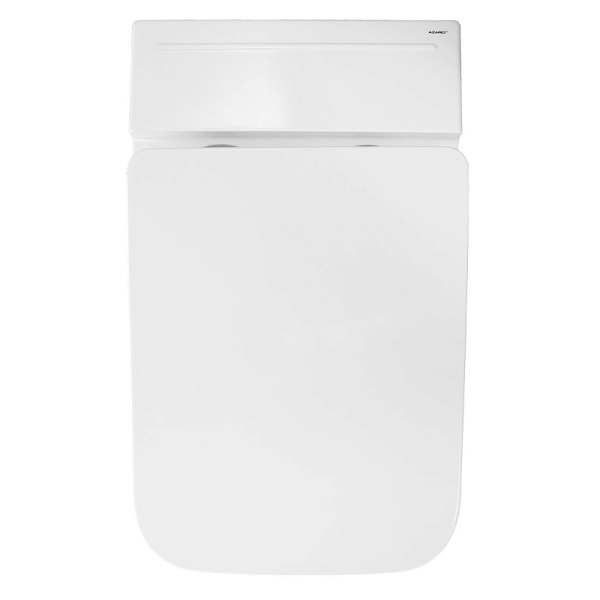 Унитаз импульсный Azario 360х590х440 напольный, квадратный, быстросъемное сиденье микролифт (AZ-102C) в Сочи и Адлере