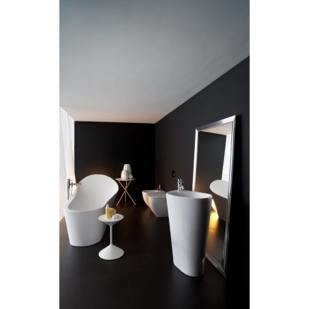 PALOMBA Свободностоящая раковина 52,5*43,5 см с отв. для смесителя, с креплением к стене в Сочи и Адлере