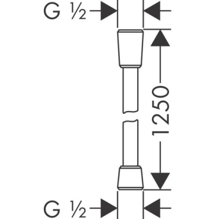 28272000 HG Шланг Isiflex 1,25 м, ½’ в Сочи и Адлере