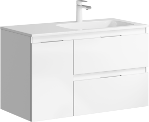 ACCENT 90 Тумба с умывальником Malaga 900/R, правая, цвет белый, ACC0109RW ACCENT 90 Тумба с умывальником Malaga 900/R, правая, цвет белый, ACC0109RW