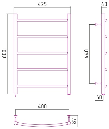 ЭПС СТИЛЬЕ "Формат 40 П" 600х400 (5) Г16 (60 Вт) в Сочи и Адлере