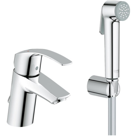 Смеситель Grohe Eurosmart New 23124002 для раковины с гигиеническим душем