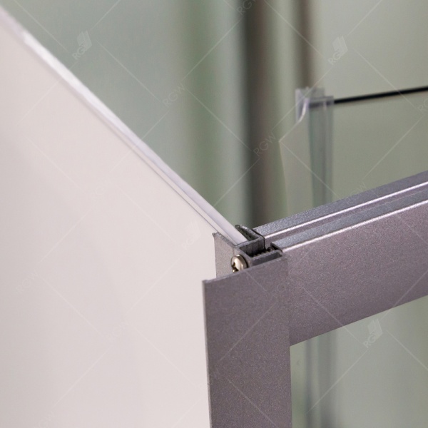 Душевая кабина 90*90*200 RGW AN-208 Полукруг/Мат.хром/Прозрачное/5 мм в Сочи и Адлере