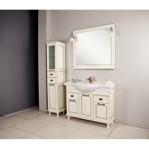 ЖЕРОНА шкаф-колонна белое золото левый в Сочи и Адлере ЖЕРОНА шкаф-колонна белое золото левый в Сочи и Адлере