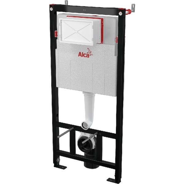 Инсталляция для унитаза Alca Plast 3в1, кнопка смыва белая