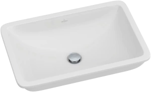 Раковина, Villeroy&Boch, Loop&Friends, ширина, мм-615, глубина, мм-390, высота, мм-175, тип установки-встраиваемый под столешницу, отверстия для смеси Раковина, Villeroy&Boch, Loop&Friends, ширина, мм-615, глубина, мм-390, высота, мм-175, тип установки-встраиваемый под столешницу, отверстия для смеси