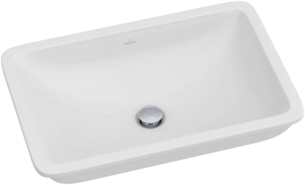 Раковина, Villeroy&Boch, Loop&Friends, ширина, мм-615, глубина, мм-390, высота, мм-175, тип установки-встраиваемый под столешницу, отверстия для смеси Раковина, Villeroy&Boch, Loop&Friends, ширина, мм-615, глубина, мм-390, высота, мм-175, тип установки-встраиваемый под столешницу, отверстия для смеси