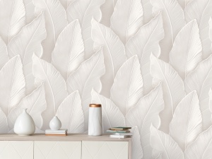 Обои Victoria Stenova YAMAIKA винил на флизелиновой основе, 1.06*10.05 м, бежевый мотив в Сочи и Адлере