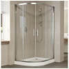 Душевой уголок 90*120, двери раздвижные, профиль хром глянец, стекло прозрачное