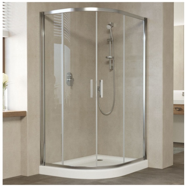 Душевой уголок 90*120, двери раздвижные, профиль хром глянец, стекло прозрачное Душевой уголок 90*120, двери раздвижные, профиль хром глянец, стекло прозрачное