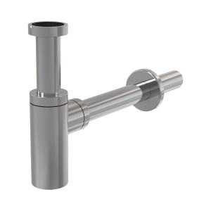 Сифон для умывальника Ø32 DESIGN, цельнометаллический, круглый Сифон для умывальника Ø32 DESIGN, цельнометаллический, круглый