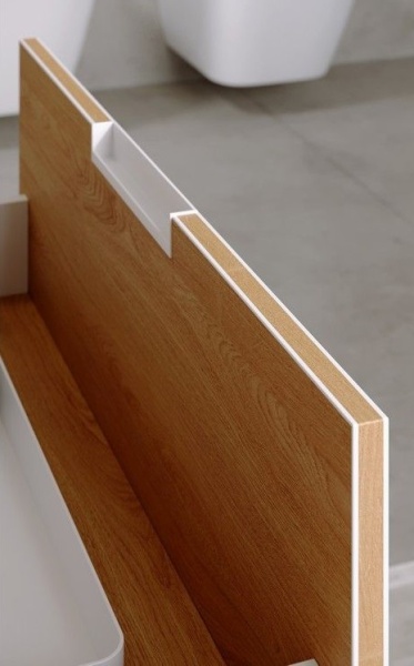 ACCENT 90 Тумба с умывальником Malaga 900 правая,  цвет дуб золотой, ACC0109RDZ+Mal.09.04.D-R в Сочи и Адлере ACCENT 90 Тумба с умывальником Malaga 900 правая,  цвет дуб золотой, ACC0109RDZ+Mal.09.04.D-R в Сочи и Адлере