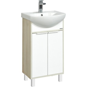 РИКО 50 Тумба-Умывальник (Белый Ясень/Фабрик) без раковины (Раковина SMILE-50) РИКО 50 Тумба-Умывальник (Белый Ясень/Фабрик) без раковины (Раковина SMILE-50)