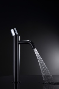 Смеситель STICK для умыв. низ. BLACK TOUCH CHROME в Сочи и Адлере