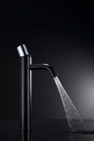 Смеситель STICK для умыв. низ. BLACK TOUCH CHROME в Сочи и Адлере