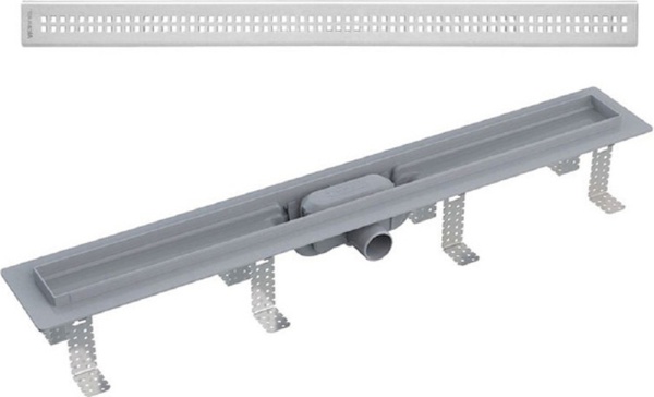 Водоотводящий желоб с порогами для перфорированной решетки 750 Simple Водоотводящий желоб с порогами для перфорированной решетки 750 Simple