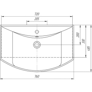 АЛЛЕГРО 75 Тумба подвесная, два ящика с раковиной СТИЛЬ 75 (Ш76хВ58,6хГ48,5) Agr.01.07/2+Стиль 75  в Сочи и Адлере АЛЛЕГРО 75 Тумба подвесная, два ящика с раковиной СТИЛЬ 75 (Ш76хВ58,6хГ48,5) Agr.01.07/2+Стиль 75  в Сочи и Адлере