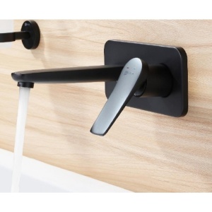 Смеситель Lemark Bronx LM3726BL для умывальника встраиваемый, черный Смеситель Lemark Bronx LM3726BL для умывальника встраиваемый, черный