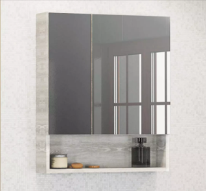 COMFORTY Зеркало-шкаф "Никосия-60" дуб белый COMFORTY Зеркало-шкаф "Никосия-60" дуб белый