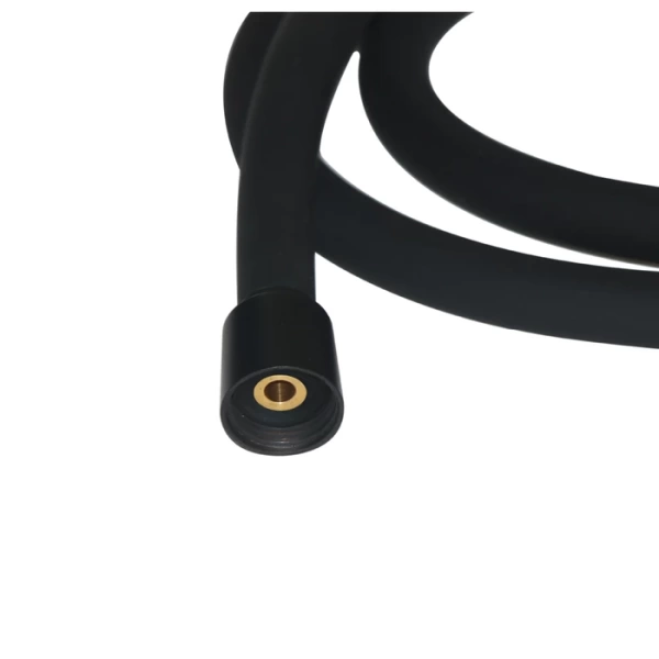 Шланг для душа, черный матовый, силиконовый, 1,5м, Optima Home, IDDIS, OPH15BLi19 в Сочи и Адлере