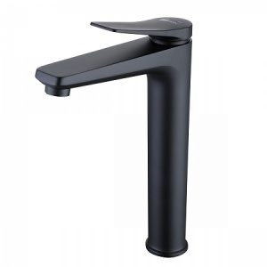 Смеситель Lemark Bronx LM3709BL для умывальника высокий, монолитный, черный Смеситель Lemark Bronx LM3709BL для умывальника высокий, монолитный, черный