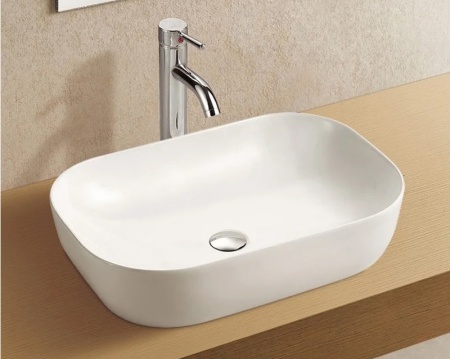 Раковина Azario 490х395х150 накладная, белый глянец (AZ-2143) в Сочи и Адлере