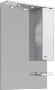 БАРСЕЛОНА 70 Зеркало с полочкой, шкафчиком, а также светодиодной подсветкой,включателем и розеткой (Ш70хВ108хГ17,5) БАРСЕЛОНА 70 Зеркало с полочкой, шкафчиком, а также светодиодной подсветкой,включателем и розеткой (Ш70хВ108хГ17,5)