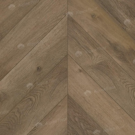 Alpine Floor LVT Дуб Насыщенный Chevron 555×127×2,5 мм (1.974м2), 28шт (14А+14B) в Сочи и Адлере