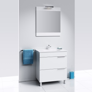 БРИГ 75 Тумба на ножках, два ящика с умывальниками QUADRO 75/ГГРАНД 75 (Ш75хВ85,5хГ47) в Сочи и Адлере БРИГ 75 Тумба на ножках, два ящика с умывальниками QUADRO 75/ГГРАНД 75 (Ш75хВ85,5хГ47) в Сочи и Адлере