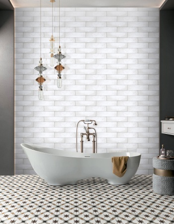 Плитка настенная Petra Bianco Glossy 7.5*30 в Сочи и Адлере