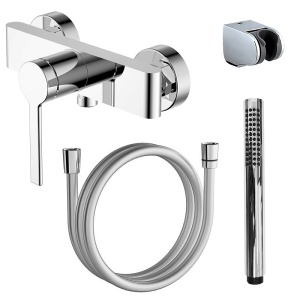 VINCENTE Смеситель для душа с полным душевым набором, хром в Сочи и Адлере