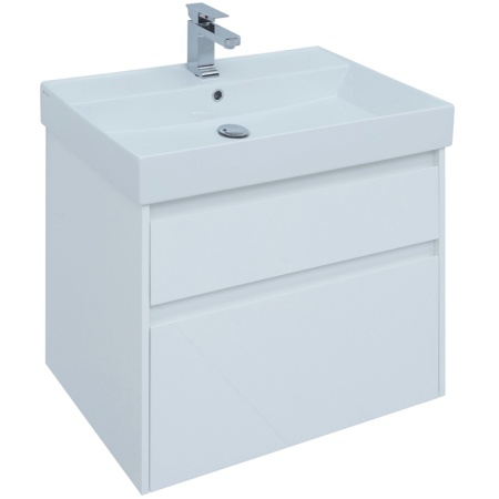 Тумба под раковину Aquanet Nova Lite 75 (2 ящ.) белый (доп.раковина Латина 75)