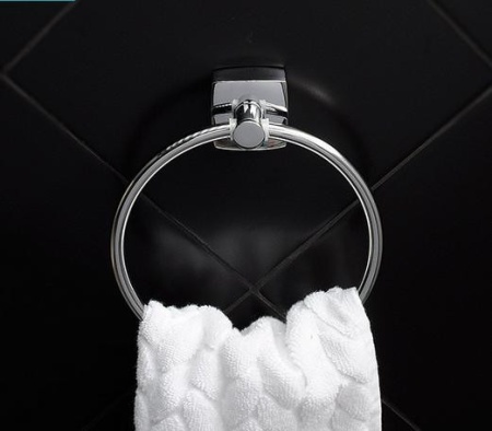 Полотенцедержатель Fixsen Kvadro FX-61311 кольцо (уценка: выставочный экземпляр) в Сочи и Адлере