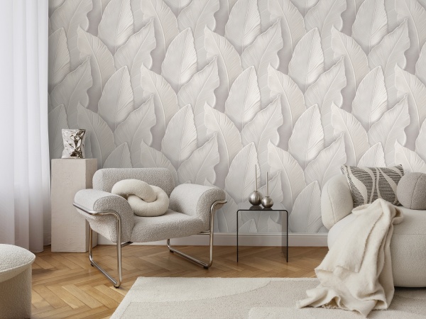 Обои Victoria Stenova YAMAIKA винил на флизелиновой основе, 1.06*10.05 м, серый мотив в Сочи и Адлере