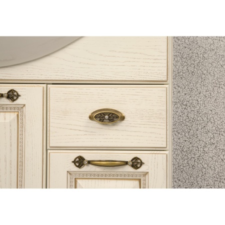 ЖЕРОНА 105 тумба-умывальник белое золото БЕЗ раковины в Сочи и Адлере