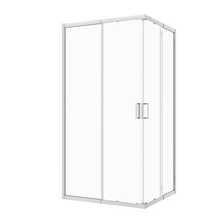 Душевое ограждениe 90*90*195 хром,6мм