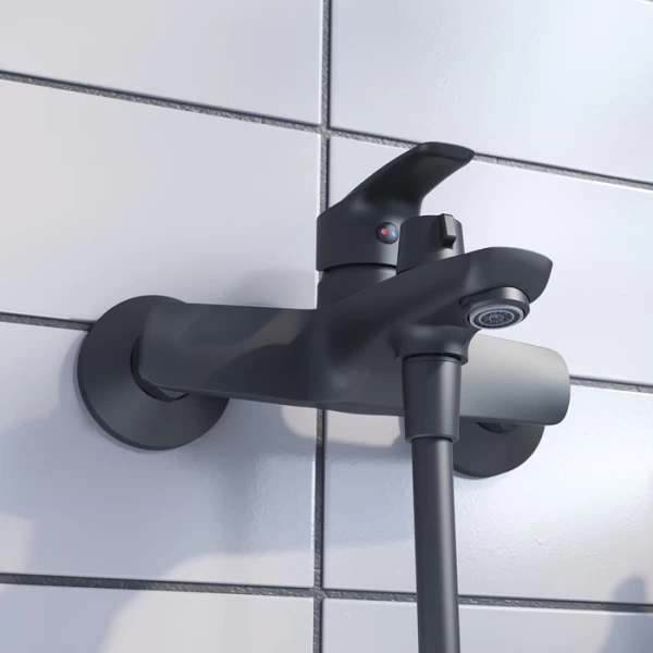 Смеситель для ванны, черный, Ray, IDDIS, RAYBL02i02 в Сочи и Адлере Смеситель для ванны, черный, Ray, IDDIS, RAYBL02i02 в Сочи и Адлере