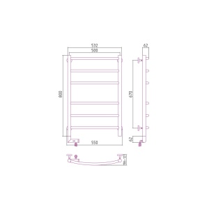 РЭБ "ГАЛАНТ 2.0" 800х500 / МЭМ правый (Без покрытия) в Сочи и Адлере РЭБ "ГАЛАНТ 2.0" 800х500 / МЭМ правый (Без покрытия) в Сочи и Адлере