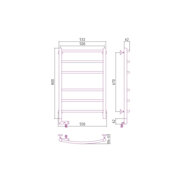 РЭБ "ГАЛАНТ 2.0" 800х500 / МЭМ правый (Без покрытия) в Сочи и Адлере РЭБ "ГАЛАНТ 2.0" 800х500 / МЭМ правый (Без покрытия) в Сочи и Адлере