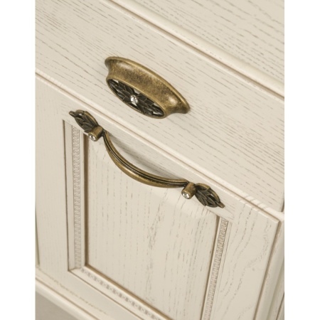 ЖЕРОНА шкаф-колонна белое золото левый в Сочи и Адлере