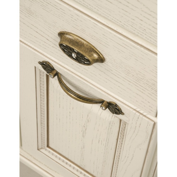 ЖЕРОНА шкаф-колонна белое золото левый в Сочи и Адлере ЖЕРОНА шкаф-колонна белое золото левый в Сочи и Адлере