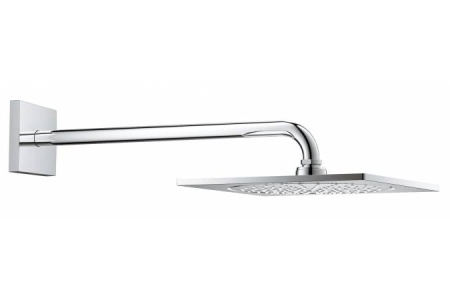 26259000 Верхний душ с душевым кронштейном GROHE Rainshower F-Series 10&quot;, хром (26259000) 254х254