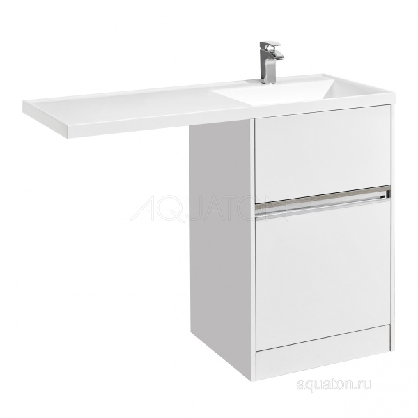 Лондри 600 Тумба для раковины, под стиральную машинку, белая в Сочи и Адлере Лондри 600 Тумба для раковины, под стиральную машинку, белая в Сочи и Адлере