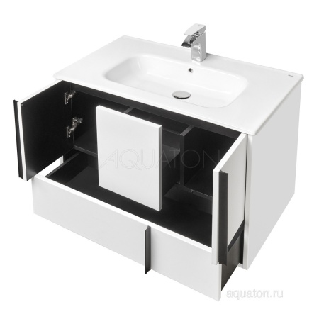 РИВЬЕРА 80 Тумба-умывальник (без раковины Victoria-N Раковина столешница 800х460) в Сочи и Адлере