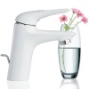 33558LS3 Смеситель для раковины GROHE Eurostyle new с донным клапаном, белая луна в Сочи и Адлере