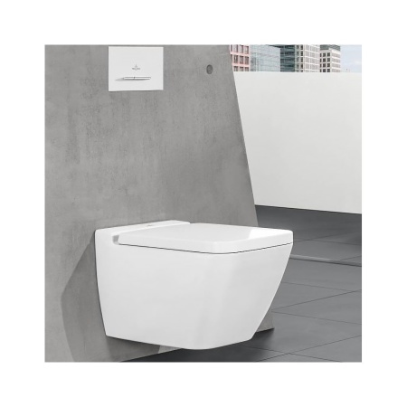 Унитаз, Villeroy&Boch, Finion, безободковый (с открытым смывным краем), тип установки-подвесной, ширина, мм-375, глубина, мм-560, высота, мм-350, форм в Сочи и Адлере