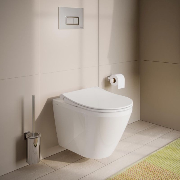 Integra Round Подвесной унитаз Integra Round 54 см, безободковый  (сиденье 801-003-019 приобретается дополнительно) в Сочи и Адлере Integra Round Подвесной унитаз Integra Round 54 см, безободковый  (сиденье 801-003-019 приобретается дополнительно) в Сочи и Адлере