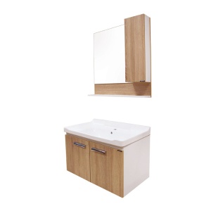 COMFORTY Тумба-умывальник "Рига-80" дуб сонома с раковиной COMFORTY 9335-80 в Сочи и Адлере COMFORTY Тумба-умывальник "Рига-80" дуб сонома с раковиной COMFORTY 9335-80 в Сочи и Адлере