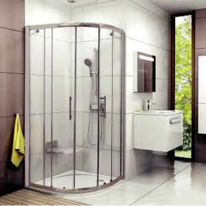 Душевой уголок Blix XP2CP4 -90 R 500 блестящий + Транспарент